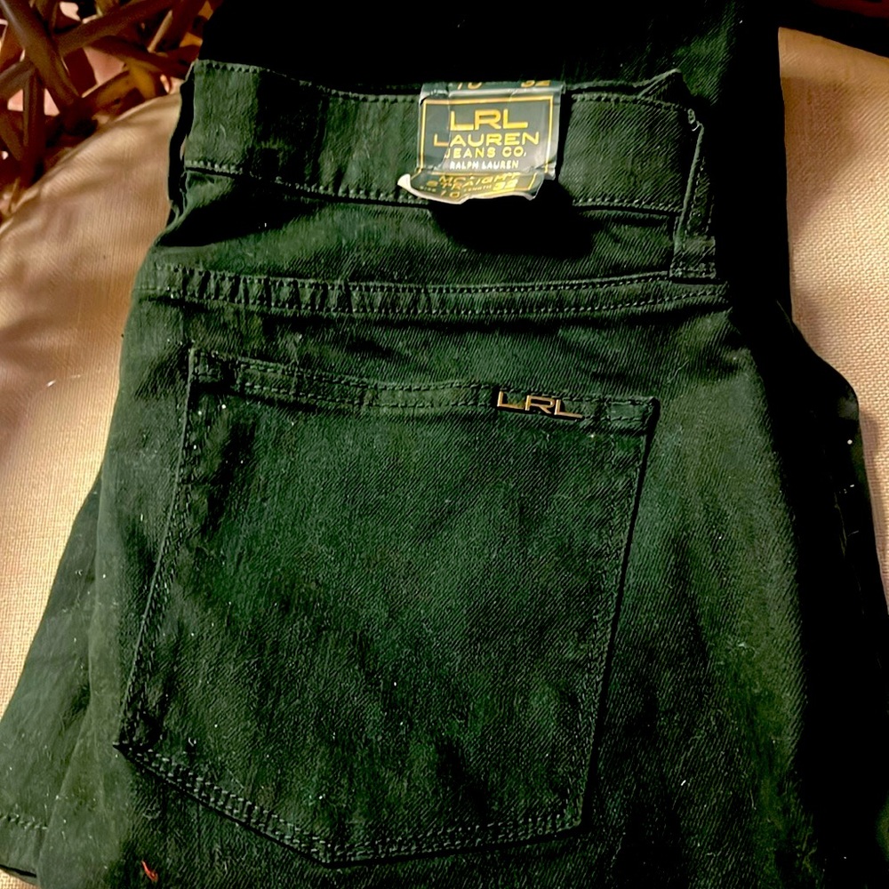 New Lauren Ralph Lauren Modern Straight Slimming Fit 10x32 Womens Jeans$100 NWT